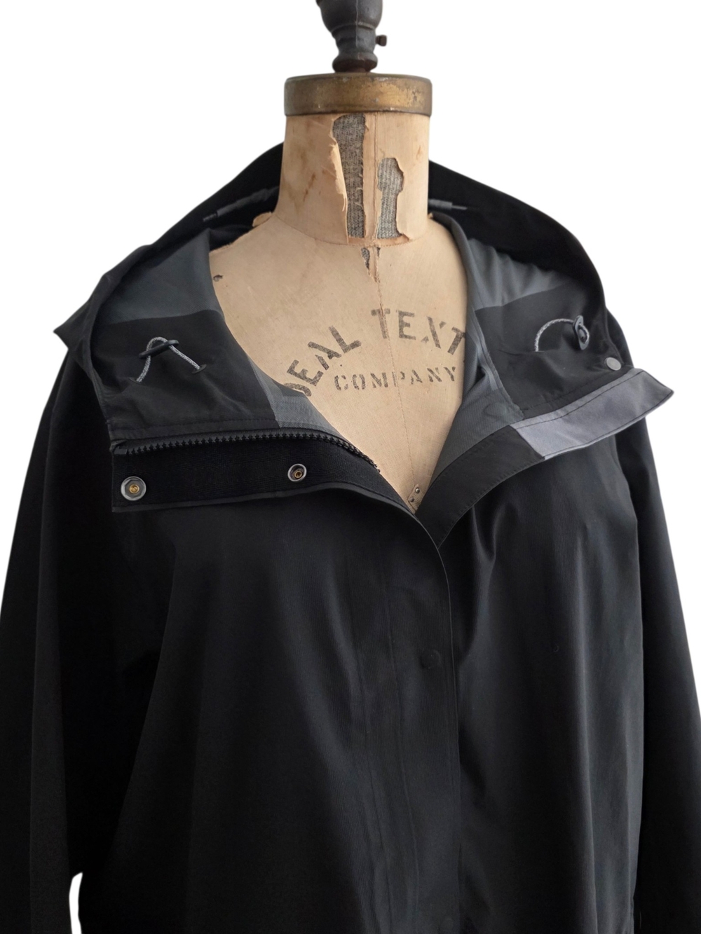 REI Co-Op Pike Street Trench Coat Rain Jacket Black XL EUC - Picture 4 of 6